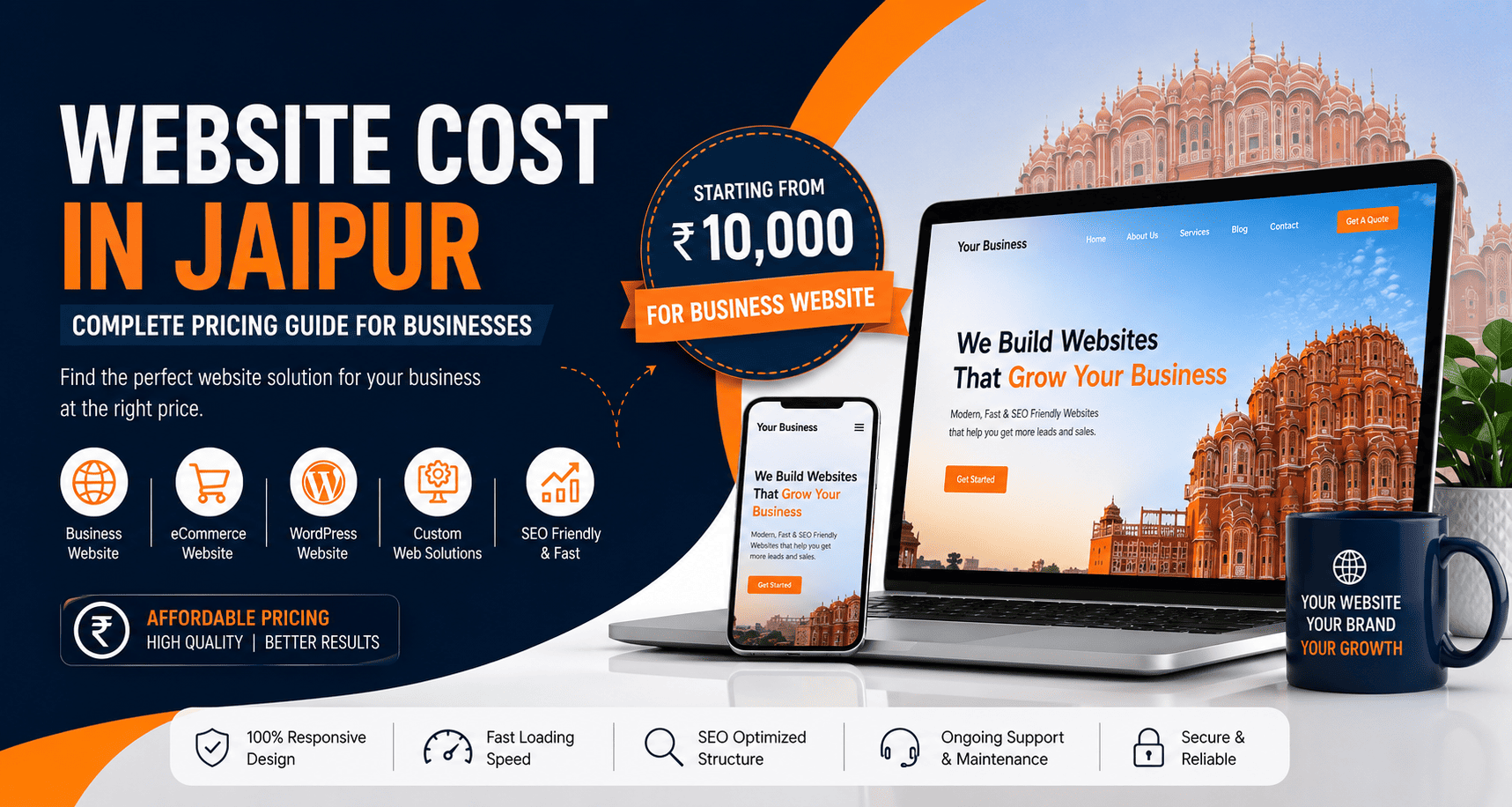 Website Cost in Jaipur (2026): Complete Pricing Guide for Business Websites